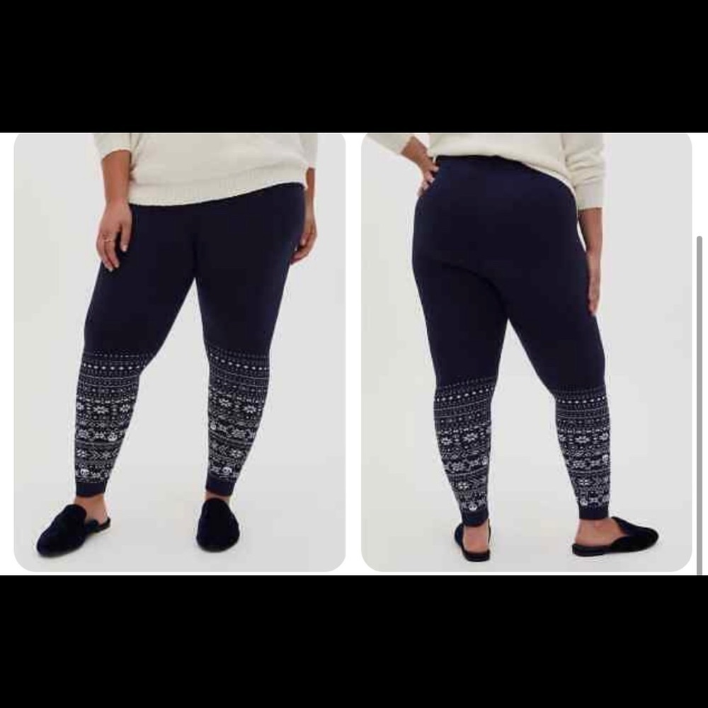 Torrid  Sweater skull print sweater knit Legging size 2X